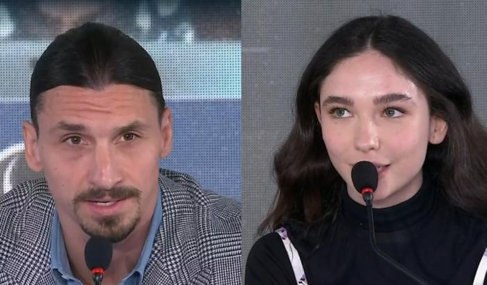 Sanremo2021: Ibrahimović si allena da attore, Matilda De Angelis scherza da star