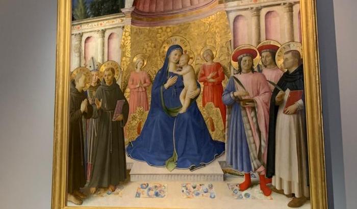 Il museo San Marco di Firenze accoglie la pala di Bosco ai Frati del Beato Angelico dopo il restauro