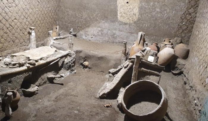 Pompei: scoperta una stanza degli schiavi nella villa di Civita Giuliana