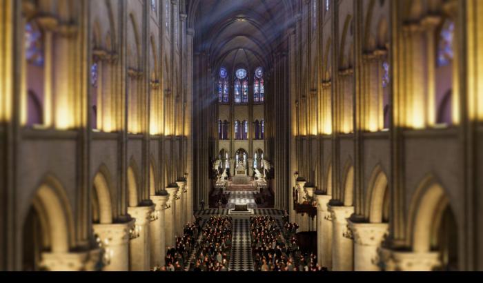La Notre-Dame virtuale, per chi non soffre di vertigini