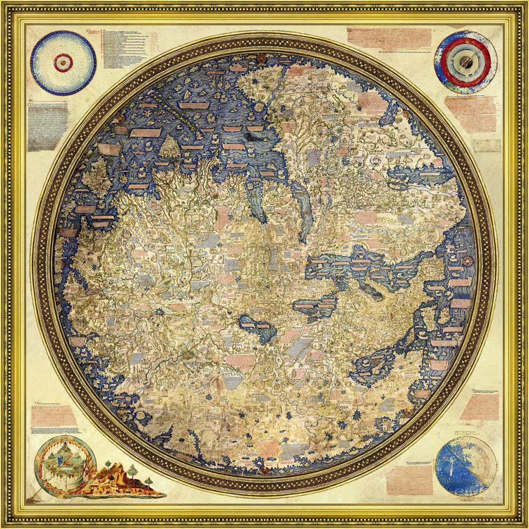 Il mappamondo di Fra Mauro diventa esplorabile online: si naviga con un click  il mondo del Quattrocento
