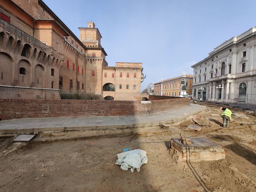 Nuove scoperte archeologiche al Castello Estense di Ferrara