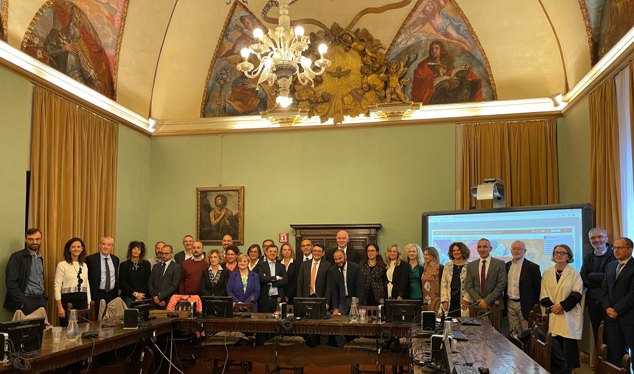 Università di Siena: La prima conferenza stampa di Roberto Di Pietra come nuovo Rettore dell'ateneo
