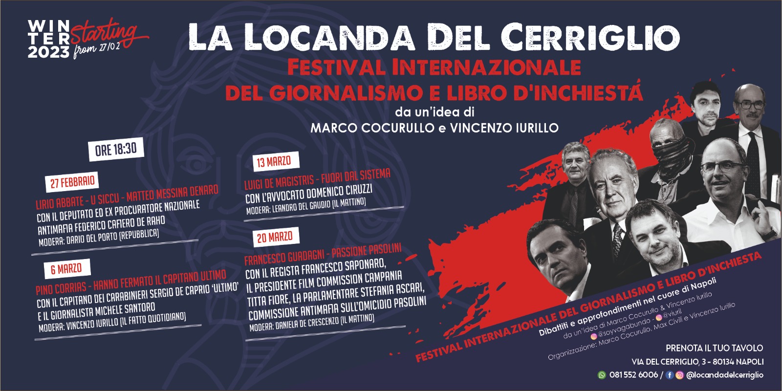 A Napoli, da domani, inizia il Festival Internazionale del giornalismo e del libro d'inchiesta