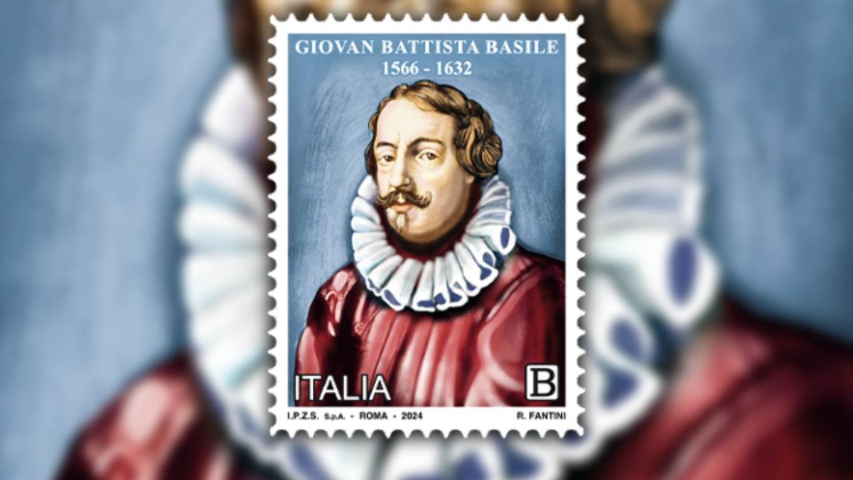 Un francobollo celebra lo scrittore Giovan Battista Basile