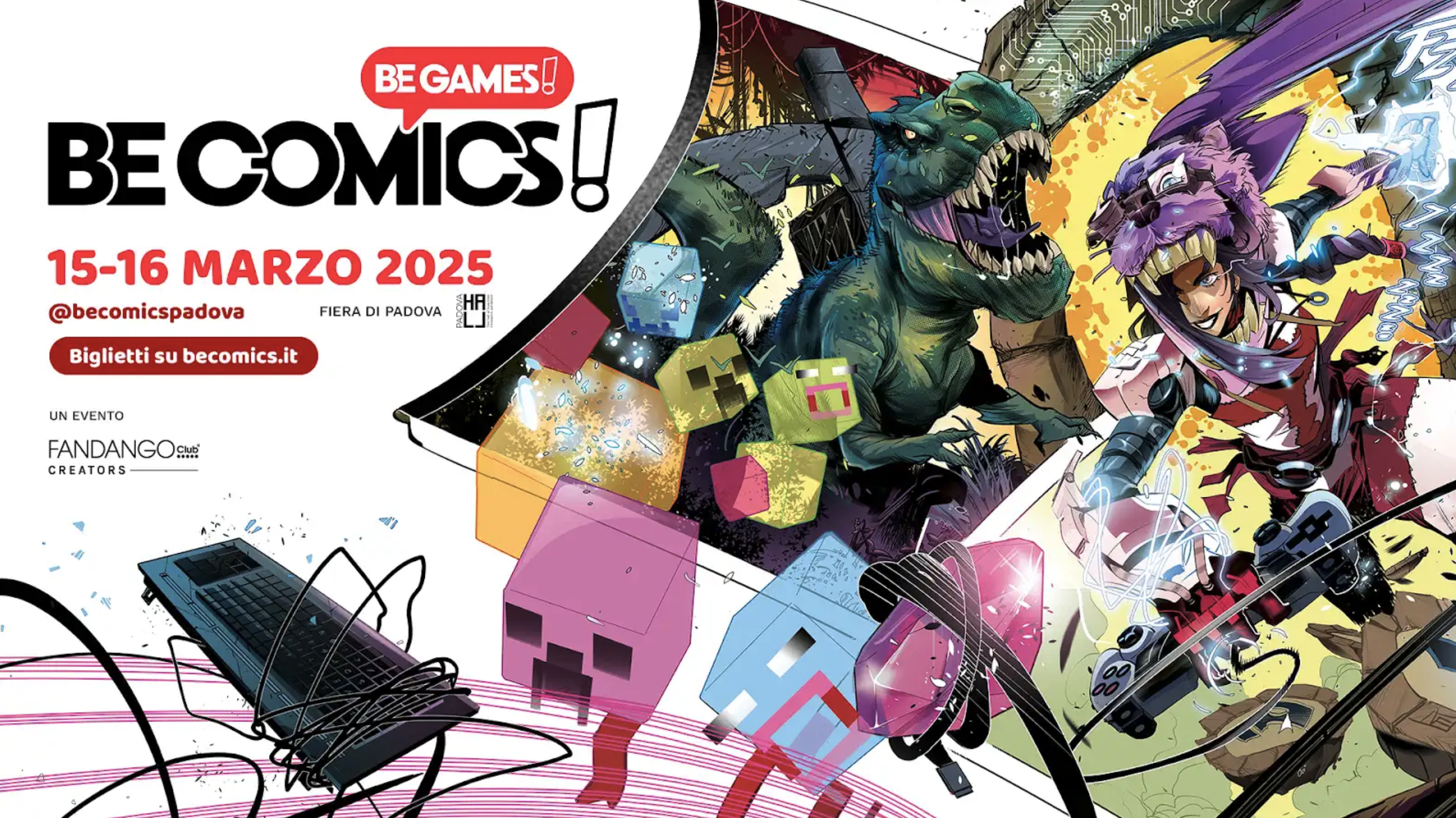 Be Comics!: l’edizione di quest’anno ospita anche lo spazio Be Games!