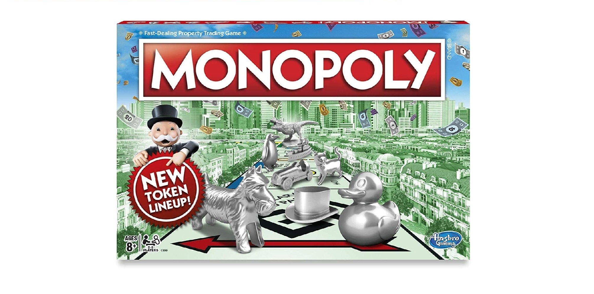 Il nuovo look di Monopoly per i suoi 90 anni