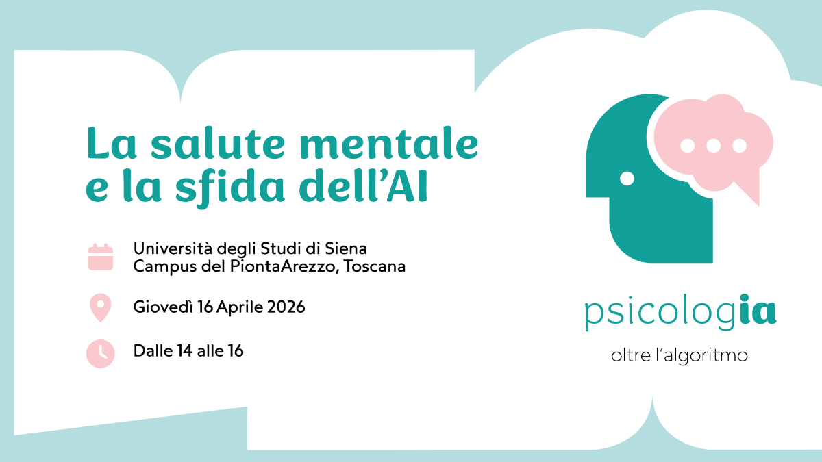 Intelligenza artificiale e benessere psicologico: ad Arezzo un confronto su etica e pratica clinica