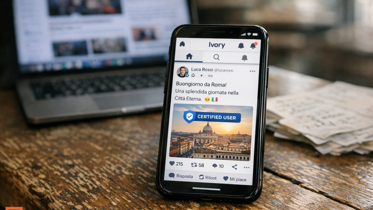 Ivory: il nuovo social italiano che sfida la logica della viralit&agrave;