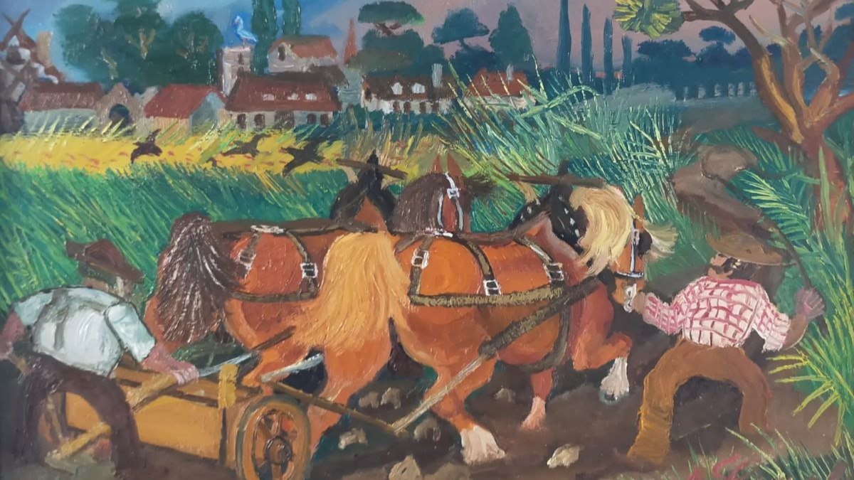 Antonio-Ligabue-Semina-con-cavalli A Reggio Emilia la mostra “Grand Tour. Reinterpretare il viaggio nell'arte del XXI secolo”