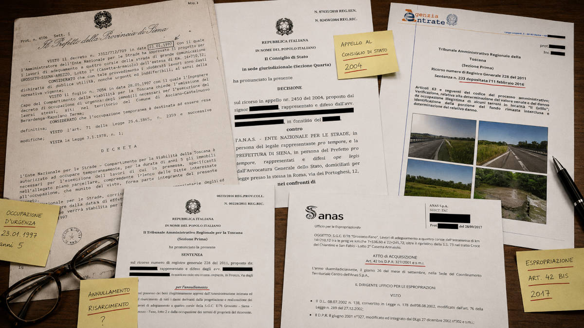 Ingiustizia di Stato: l&rsquo;uomo che possedeva una strada ha perso la sua terra