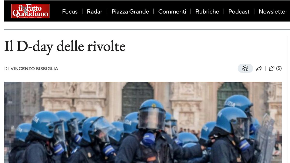 Il Fatto Quotidiano: oltre la cronaca, attenti alle ragioni dietro le proteste